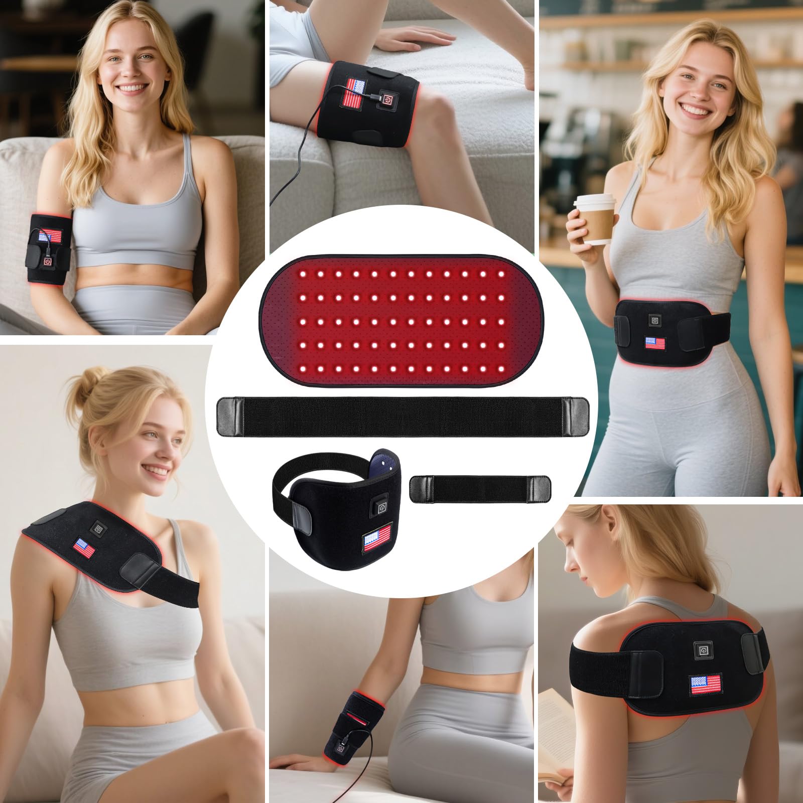 Dowceivm Red Light Therapy in-use corded-electric operation