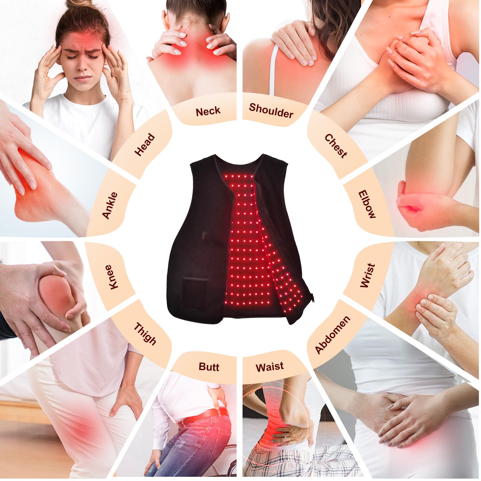 Dowceivm therapy panel close-up reveals medical-grade fabric and easy-to-clean surface.