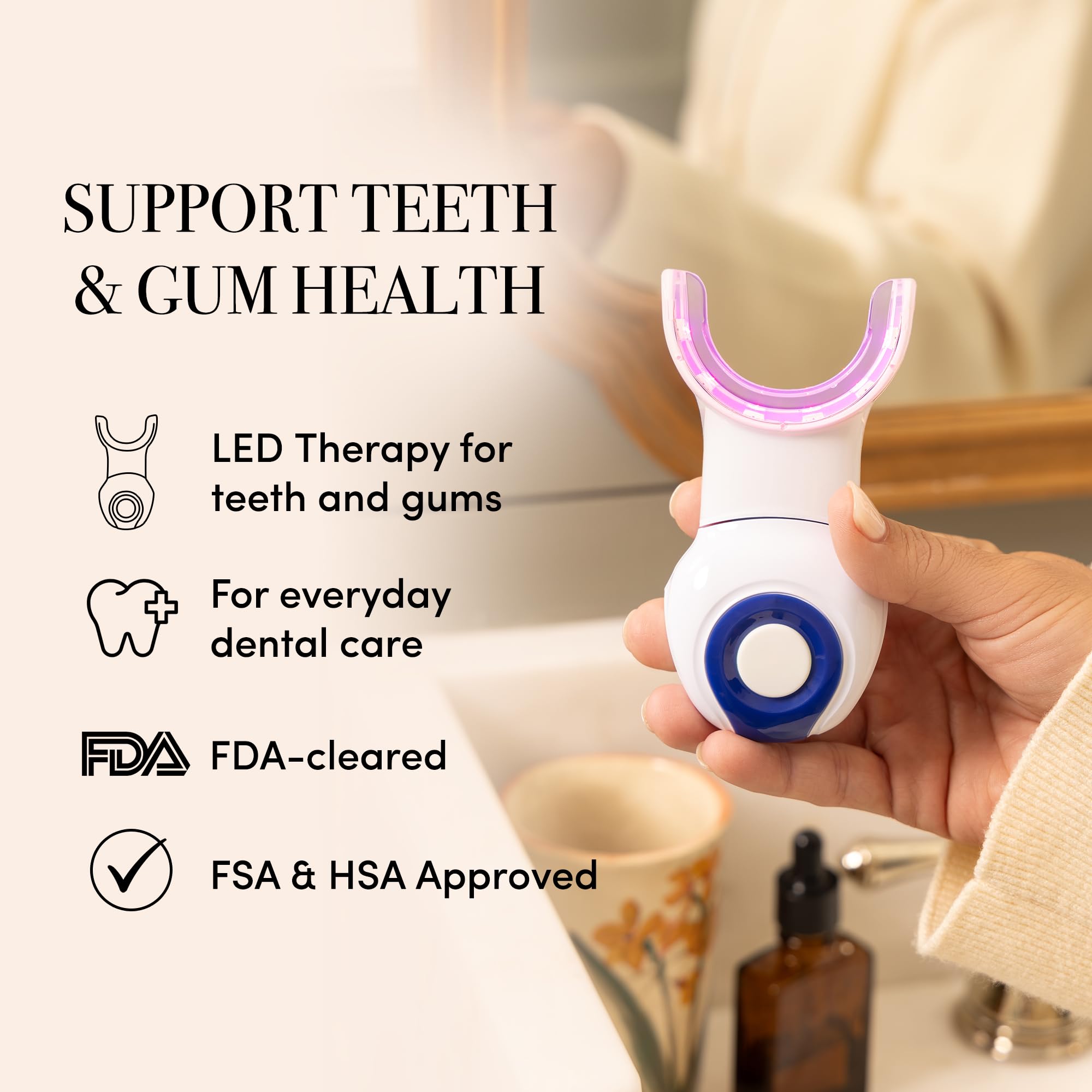 dpl blue light whitening support with whitening gels enhances stain handling