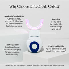 dpl soft silicone trays provide comfortable fit during therapy sessions