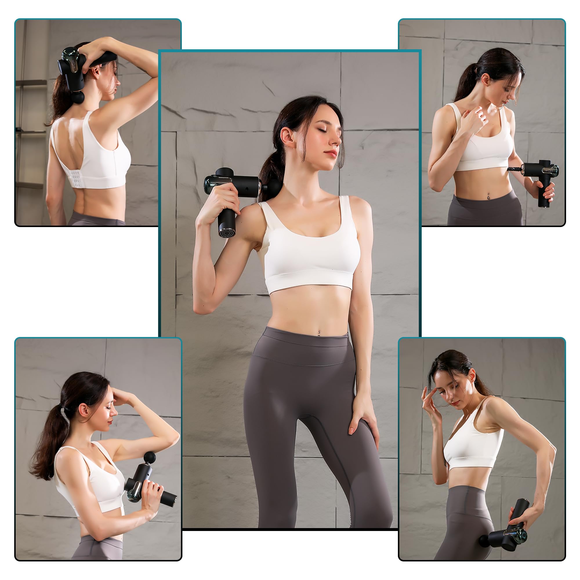 Dr. Aid massage gun in travel case for on-the-go relief