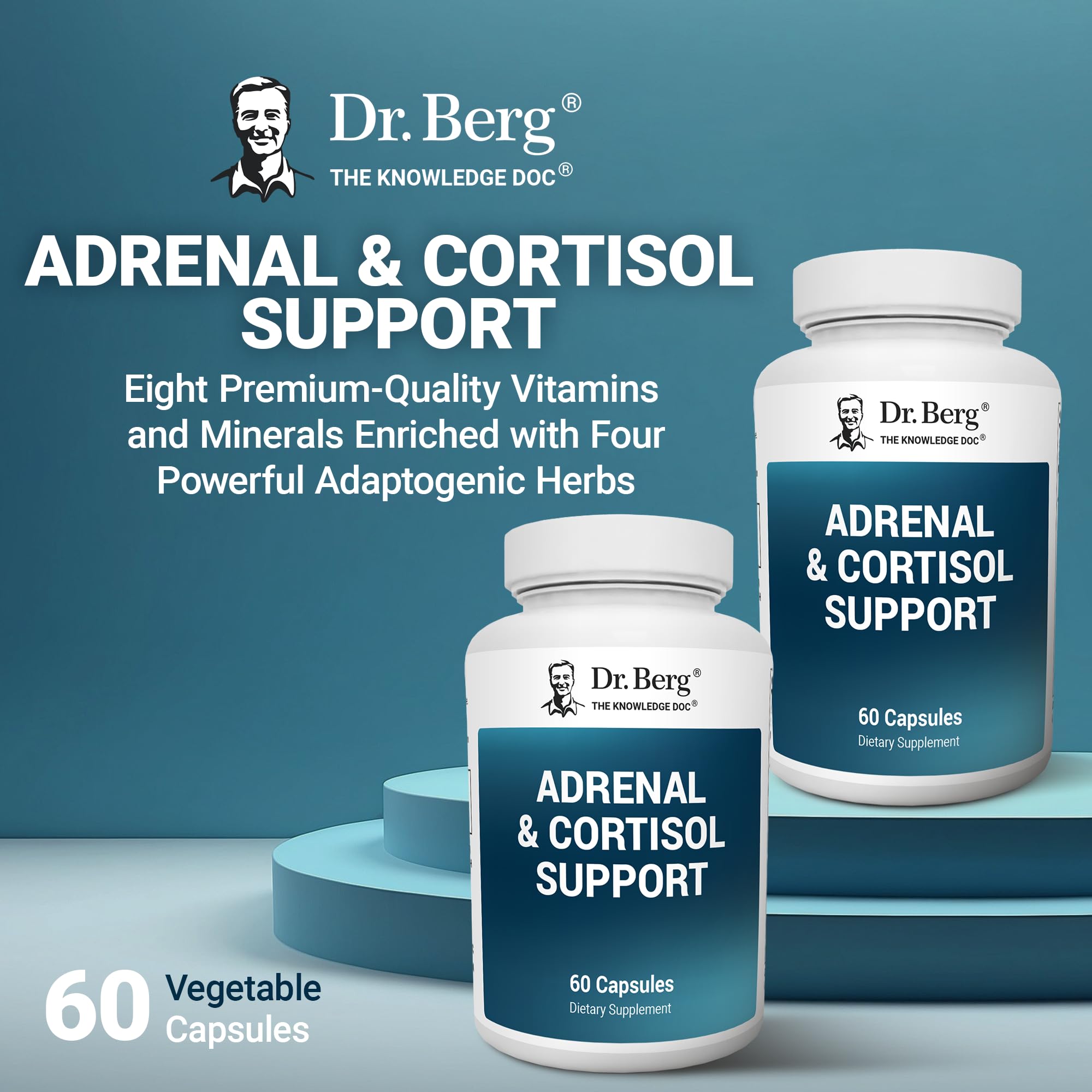 Dr. Berg packaging box highlighting quality and standards.
