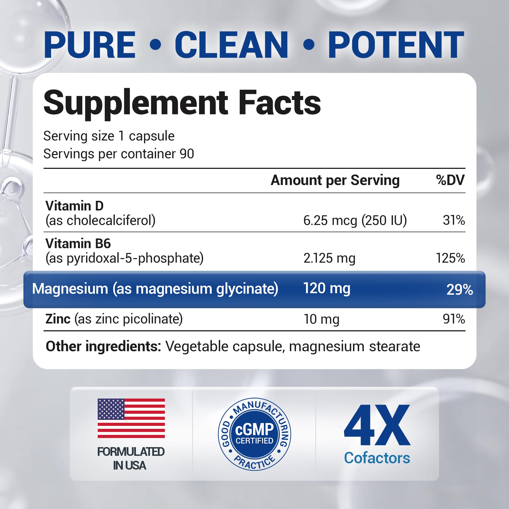 Dr. Berg bioavailable magnesium glycinate for improved uptake