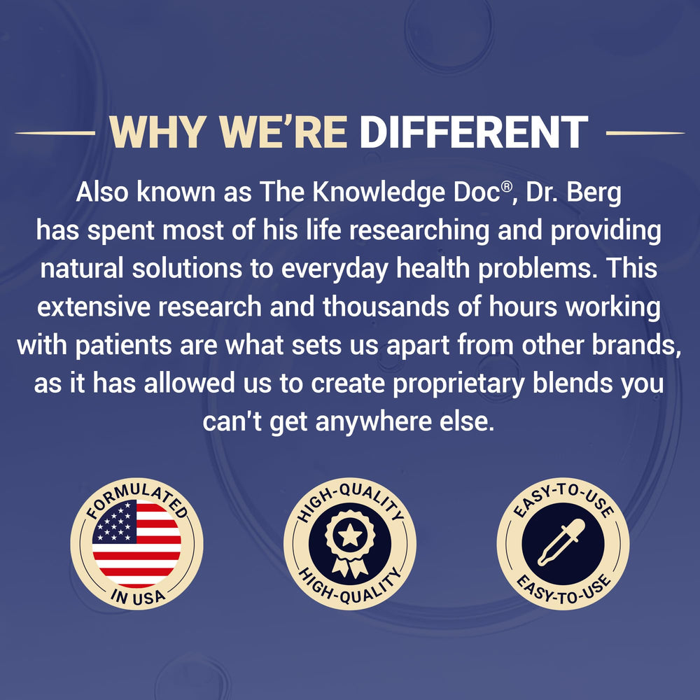 Dr. Berg D3 K2 liquid drops daily-use image conveys consistent wellness support