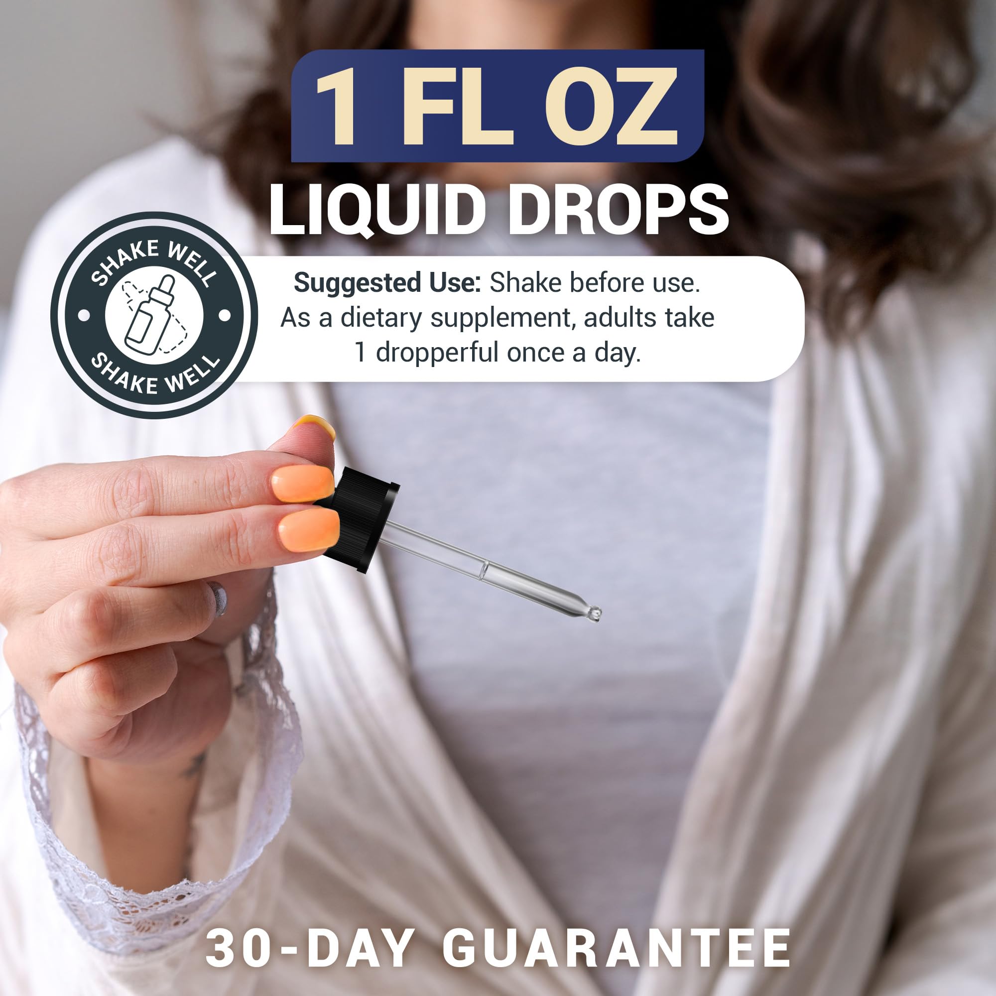 Dr. Berg D3 K2 liquid drops in smoothie scene shows easy incorporation