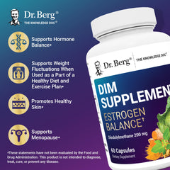 Dr. Berg DIM packaging box presents clear branding for confident purchase