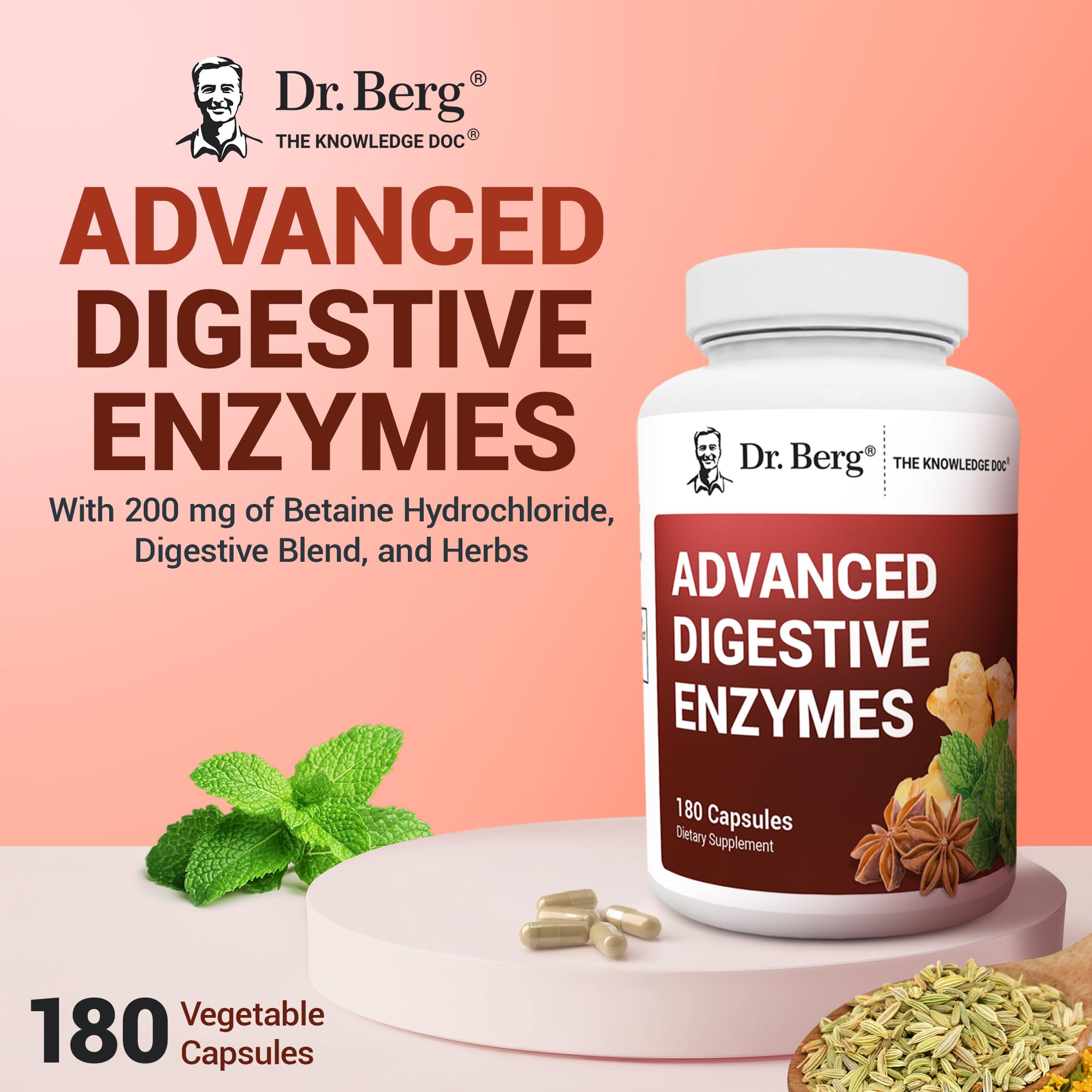 Dr. Berg Ginger Root slices for digestive comfort