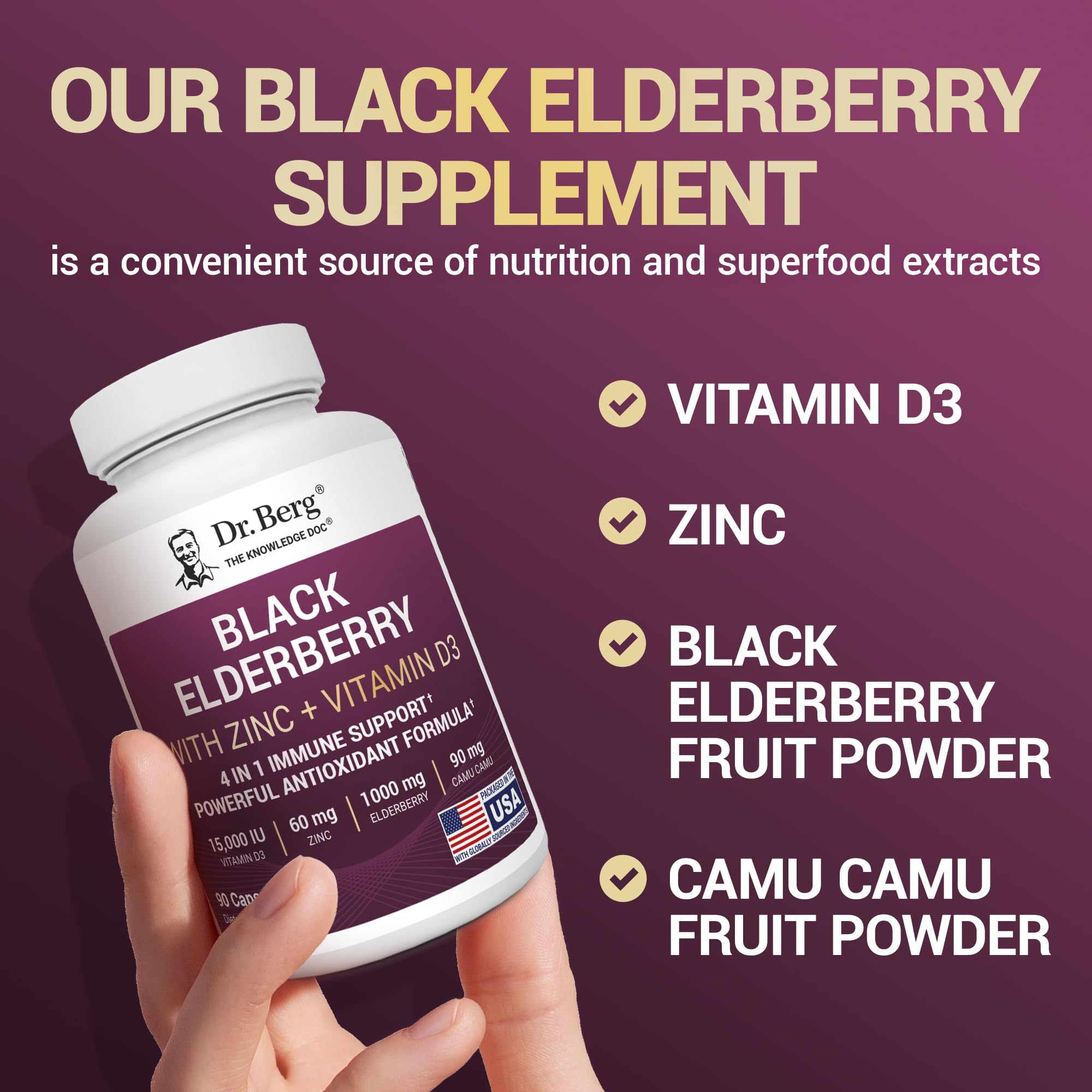 Eco-friendly packaging and branding from Dr. Berg Nutritionals.