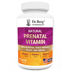 Dr. Berg Natural Prenatal bottle front view for trusted prenatal nutrition support