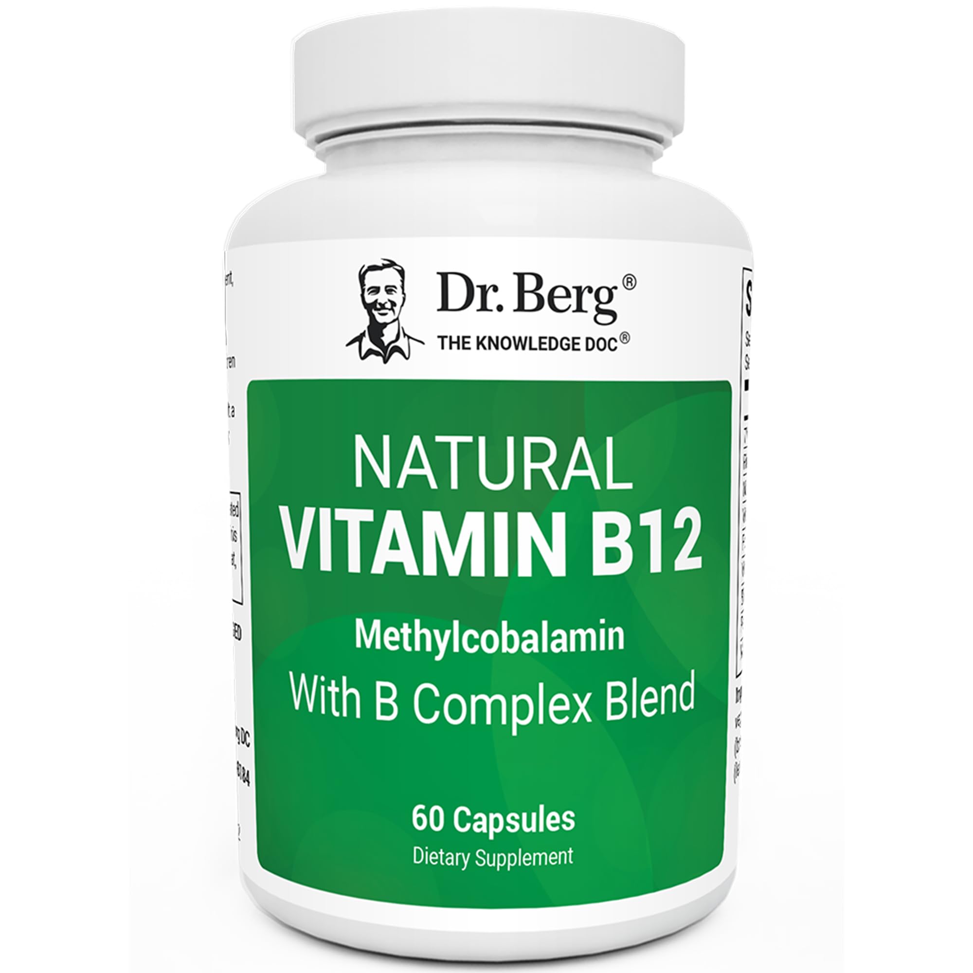 Dr. Berg Nutritionals B12 1000 mcg capsule for daily energy support