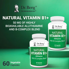 Dr. Berg Nutritionals ingredients list featuring eight B vitamins and magnesium.