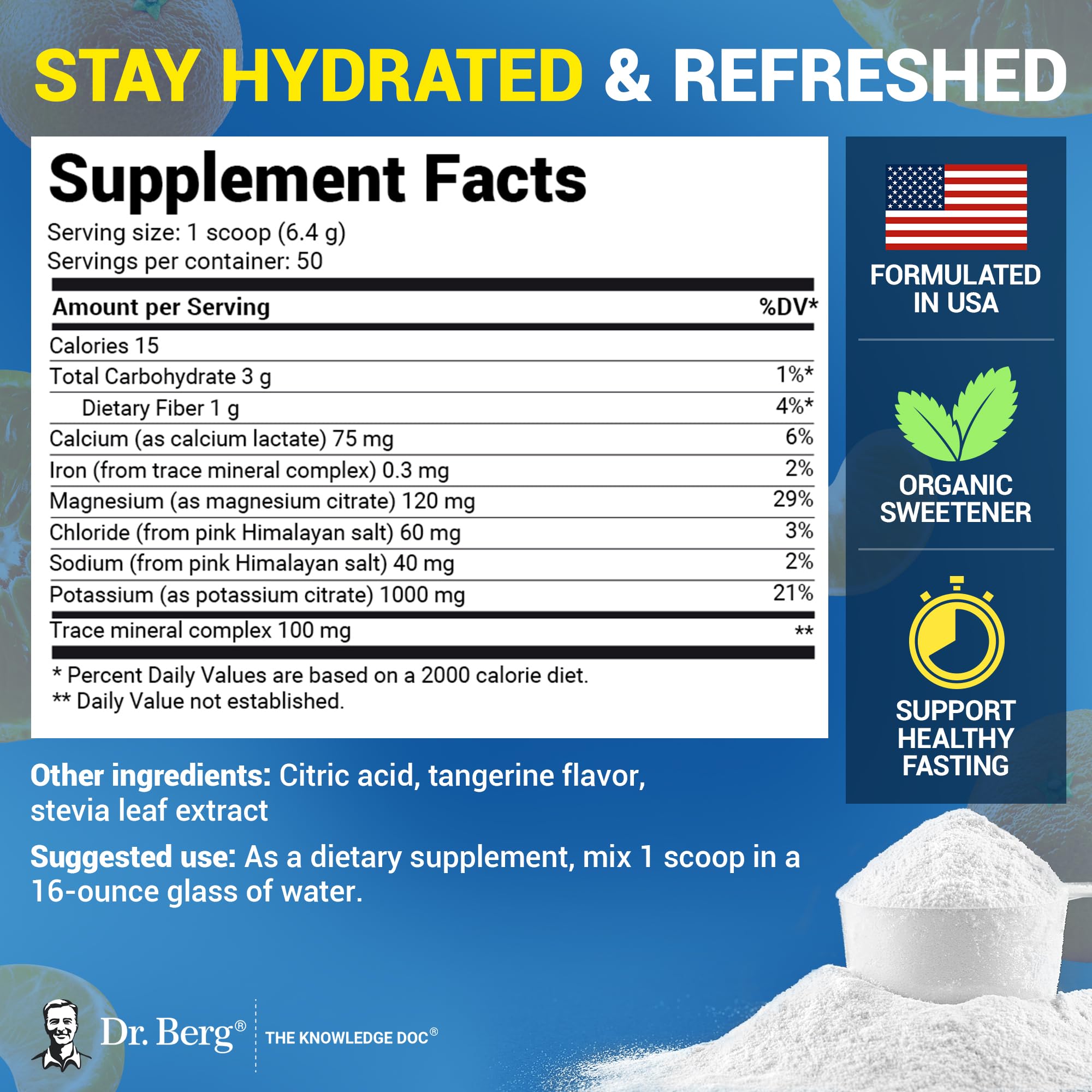 Dr. Berg Nutritionals pink Himalayan salt crystal close-up highlighting premium mineral source