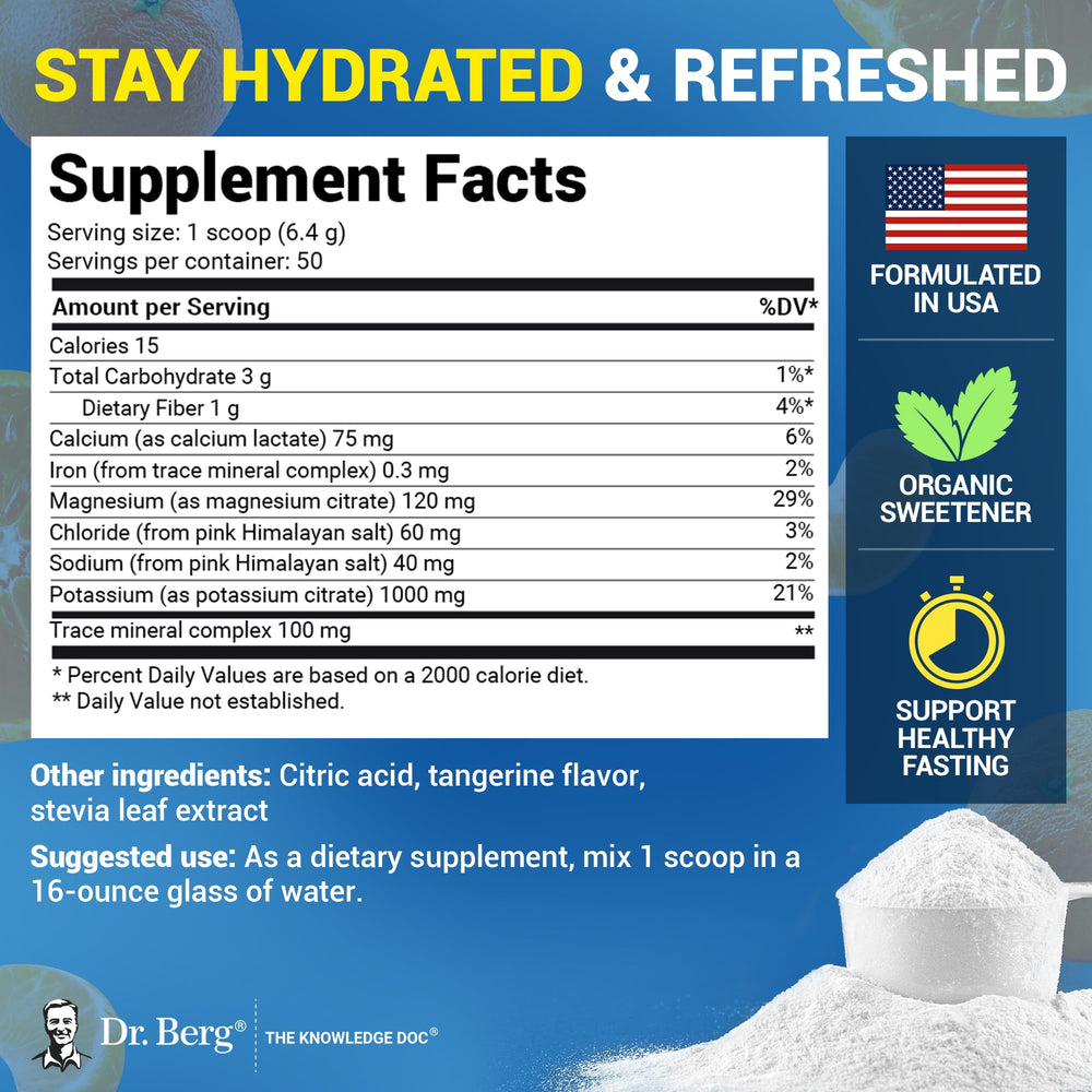 Dr. Berg Nutritionals pink Himalayan salt crystal close-up highlighting premium mineral source