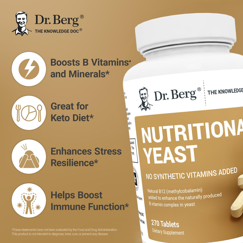 Dr. Berg Yeast Tablets GMP-certified manufacturing facility emphasizes quality control.