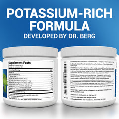 Dr. Berg grape powder dissolving in water for quick hydration.