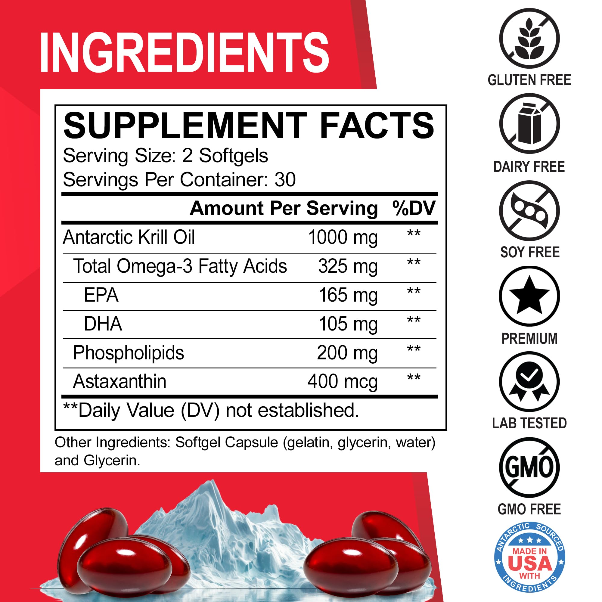 DR. BO Astaxanthin-Phospholipids graphic highlights antioxidant support in krill oil.