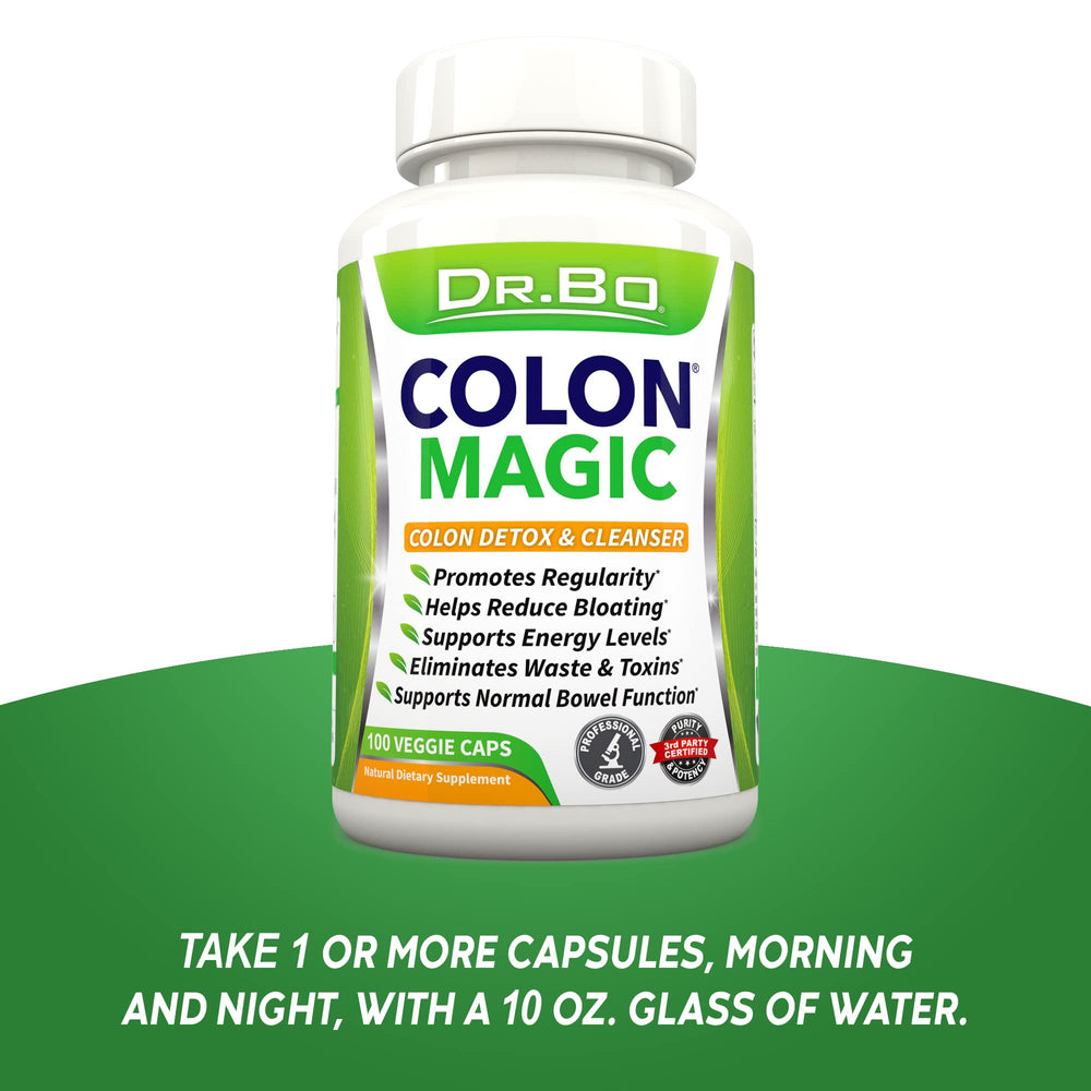 DR. BO Colon Cleanse ingredients blend emphasizes natural herbal detox