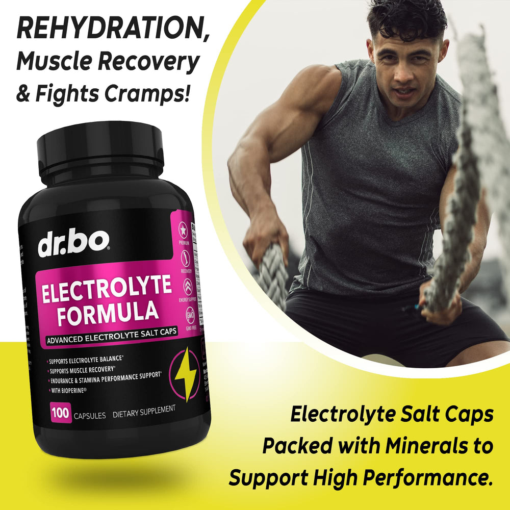 DR. BO electrolyte pills keto friendly tablets suitable for low carb diets