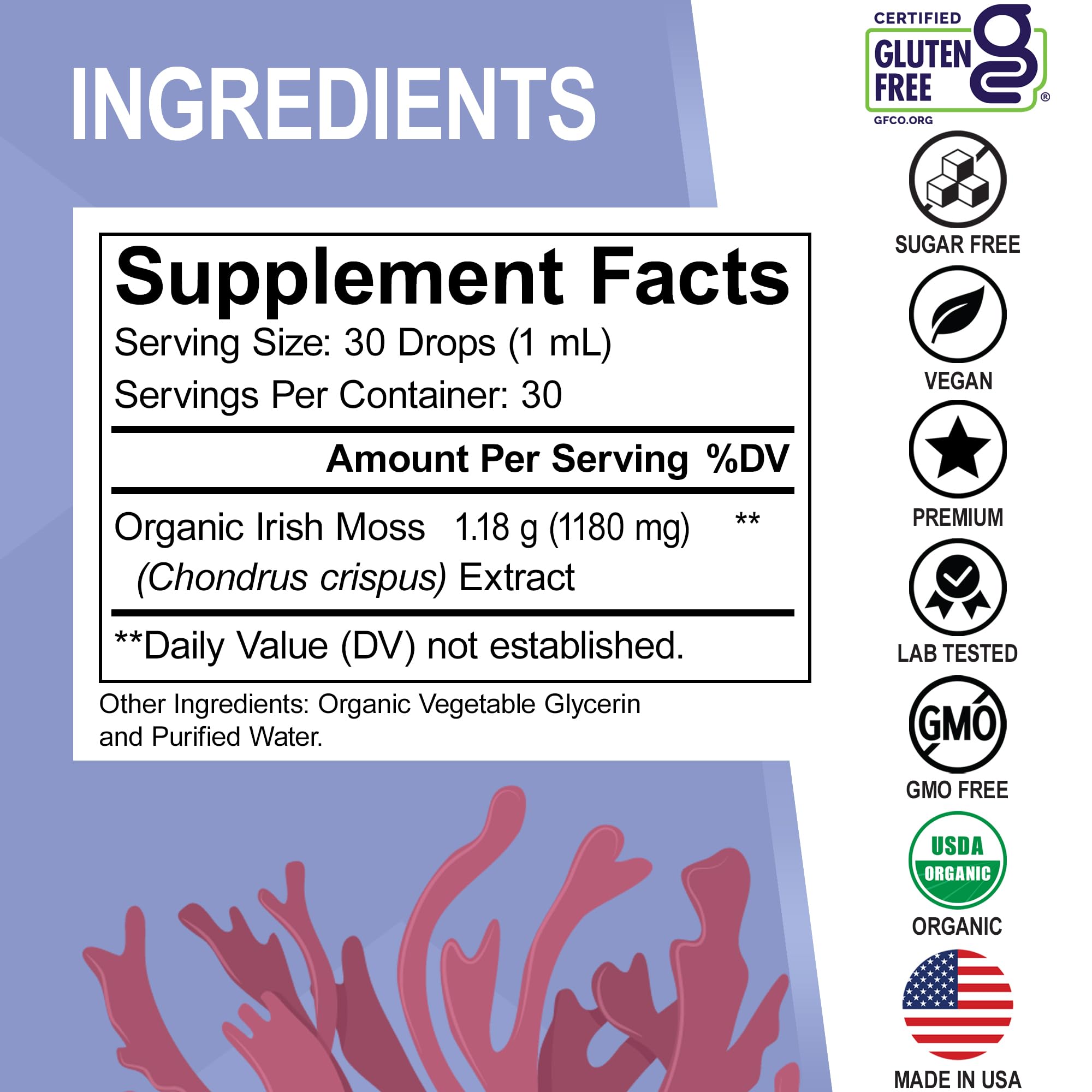 DR. BO Irish Sea Moss Drops kid-friendly use for family wellness