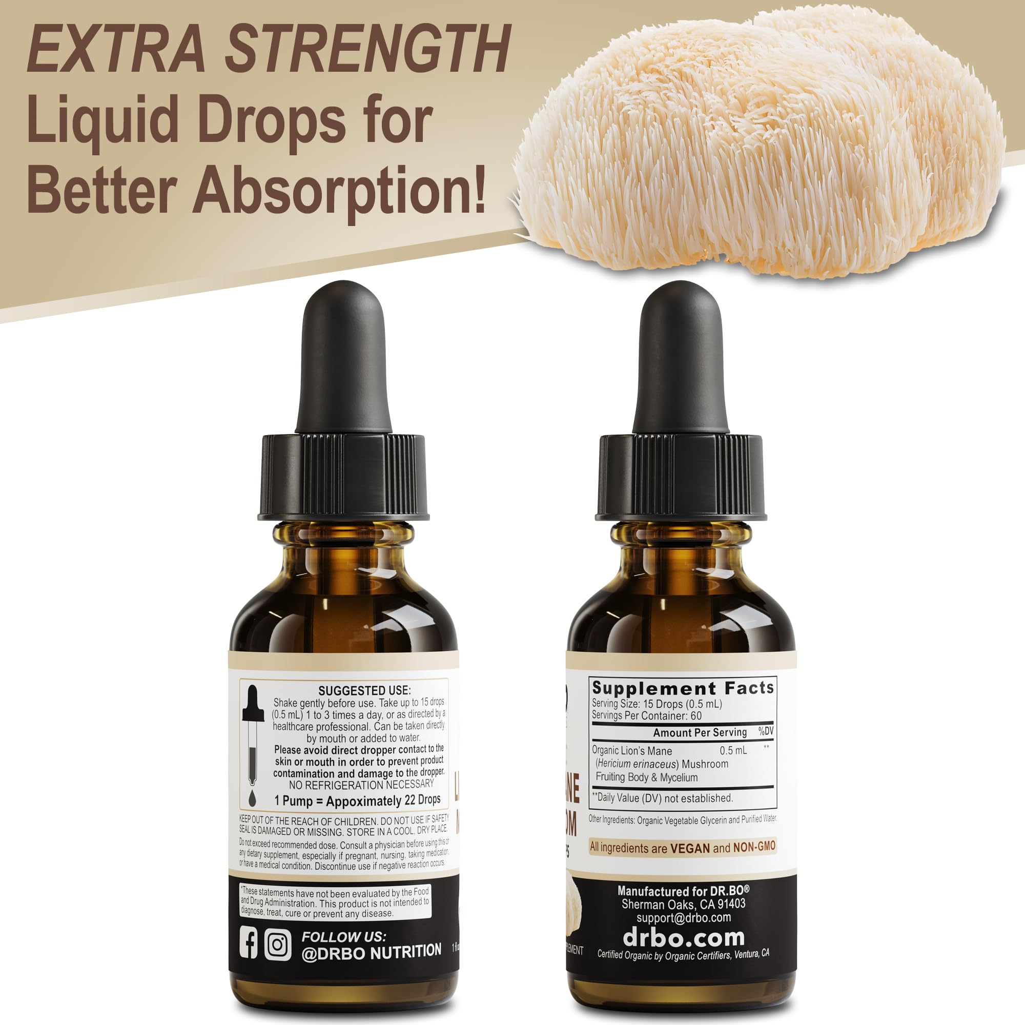 Family-friendly drops for adults and kids to support brain health everyday.