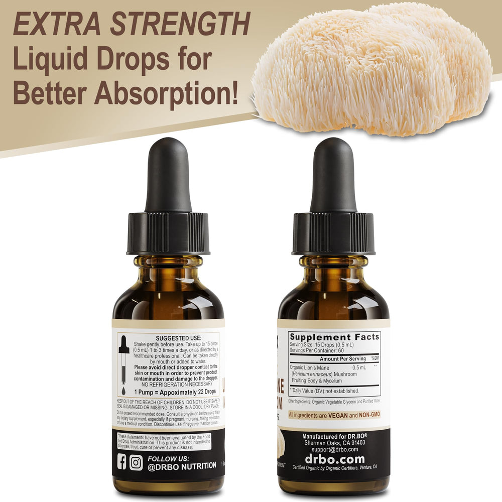 Family-friendly drops for adults and kids to support brain health everyday.