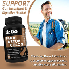 DR. BO Mezcla herbal 26 ingredientes: ingredientes clave para limpieza intestinal.