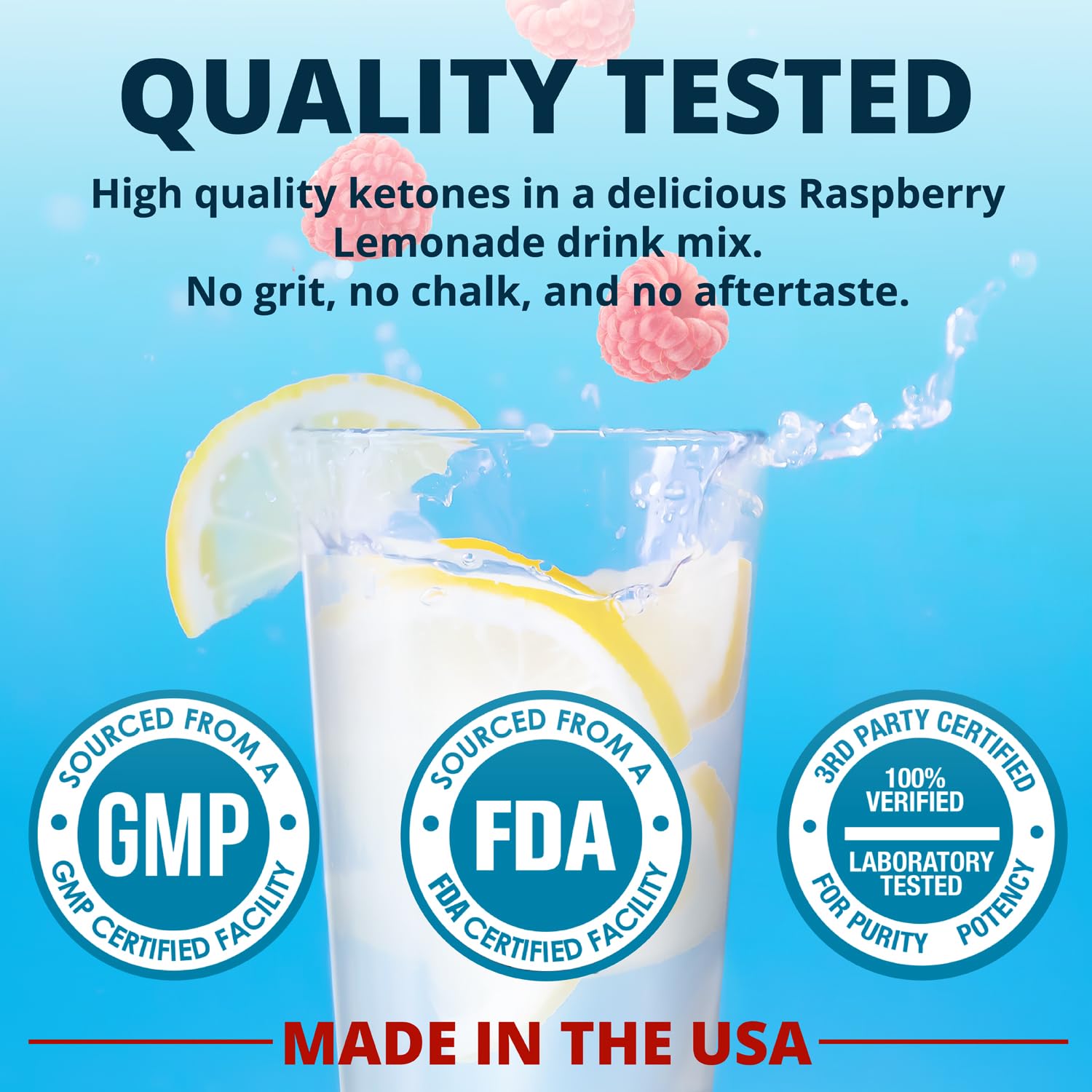 Keto BHB powder dissolving in water for quick ketosis support