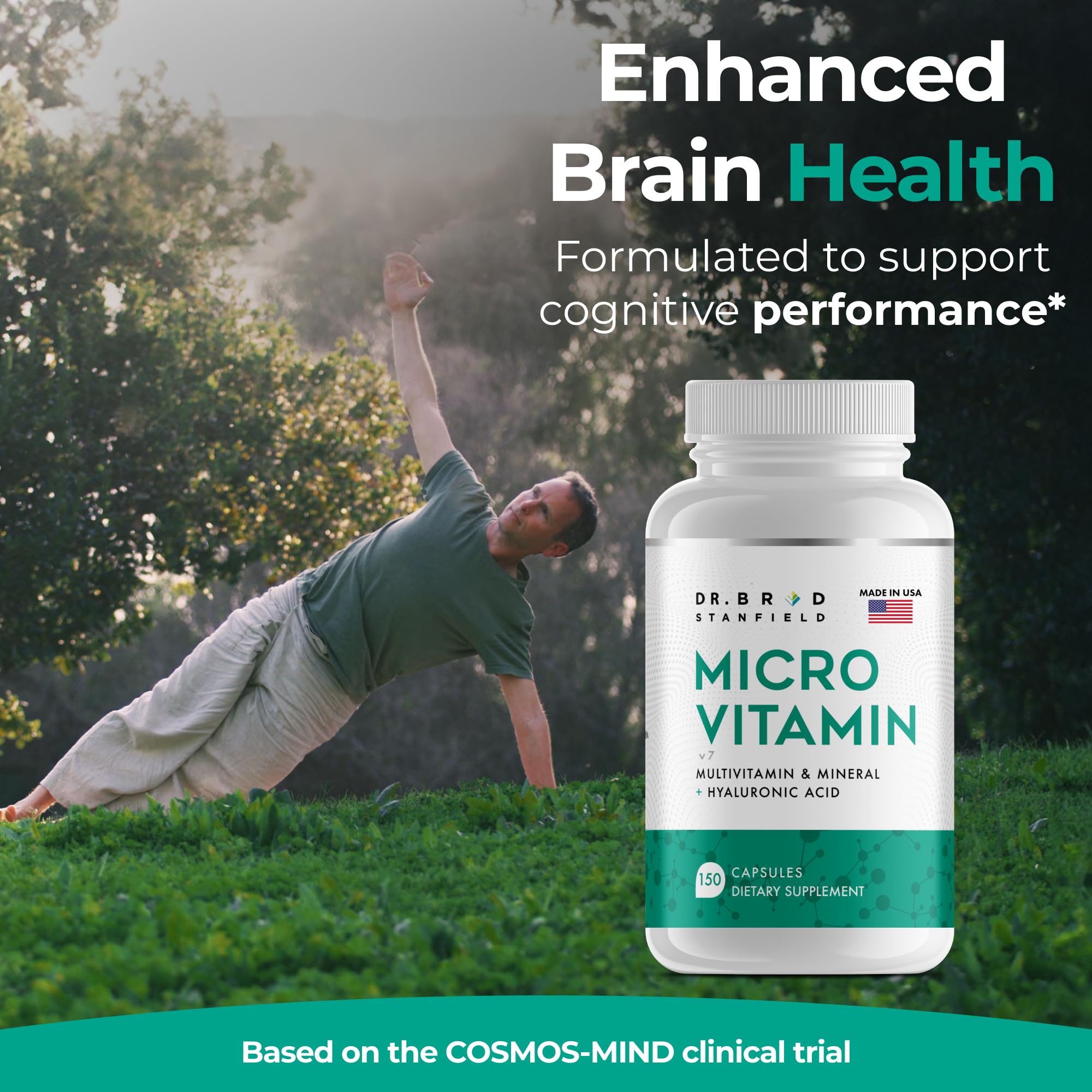 Dr Brad Stanfield tablets indicating full nutrient profile and gentle absorption.