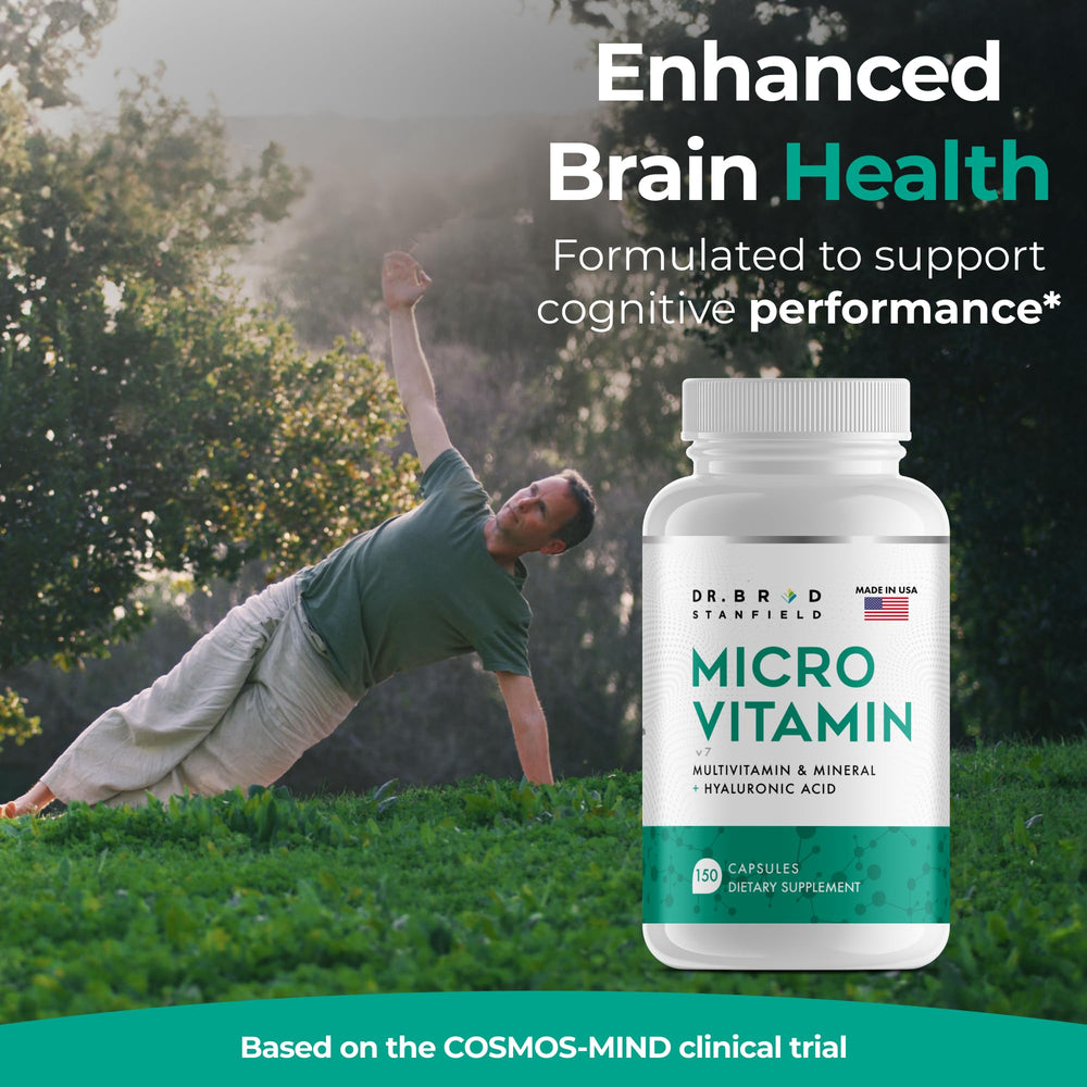 Dr Brad Stanfield tablets indicating full nutrient profile and gentle absorption.