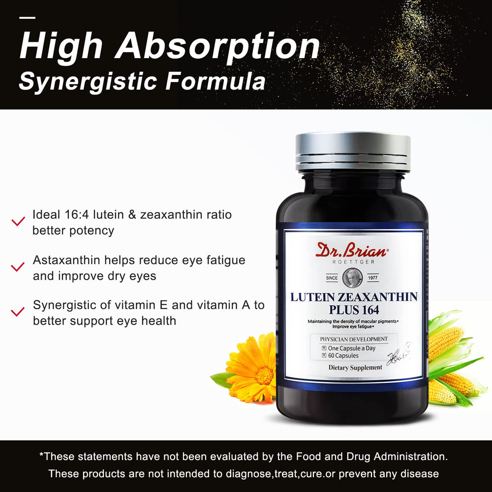 DR.BRIAN eye health formula packaging showing 60-capsule supply