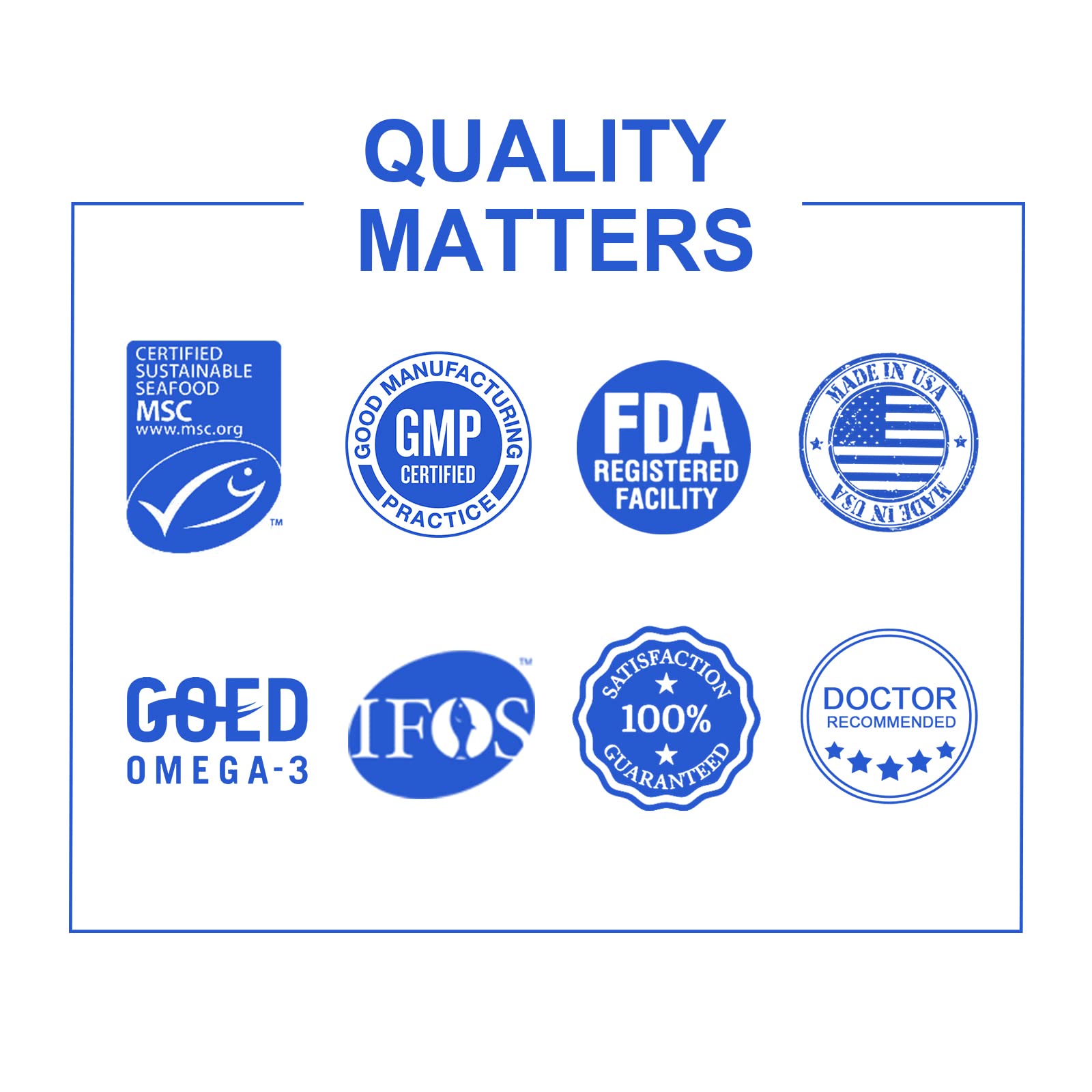 Dr.Brian Wild-pollock oil origin with purity certification badge.
