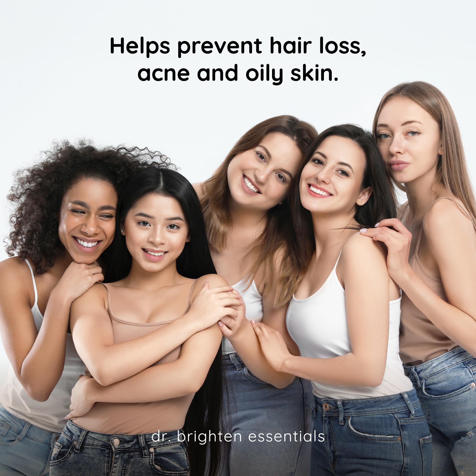 Dr. Brighten Saw Palmetto Plus capsules symbolize balanced hormones.