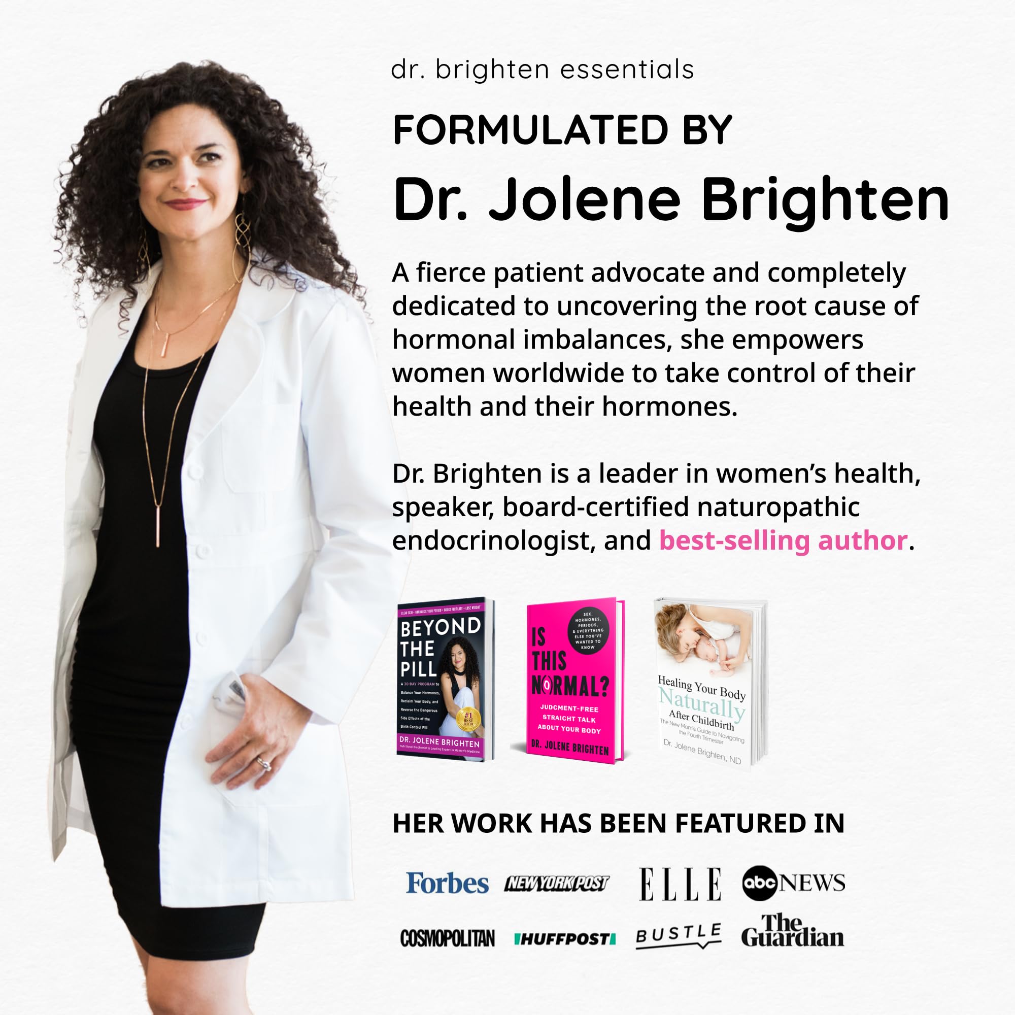 Dr. Brighten Saw Palmetto Plus addresses PCOS-related concerns like acne.