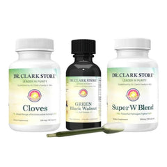 Dr Clark Store Green Walnut Tincture bottle highlighting freshness for daily support.