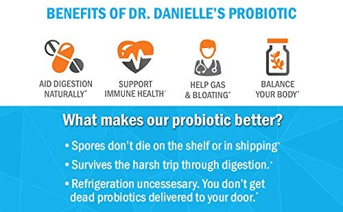 Dr. Danielle Probiotic shelf-stable packaging ideal for travel.