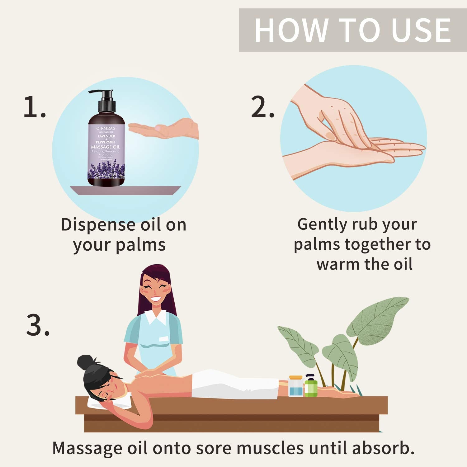 DR.DAVEY spa-at-home scene invites relaxation during a self-care massage.