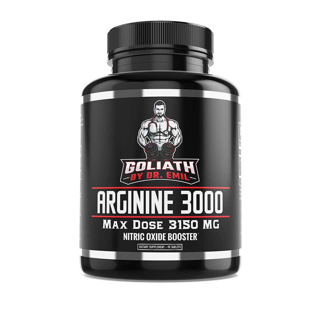 DR. EMIL NUTRITION L-Arginine 3150mg bottle for easy daily intake.