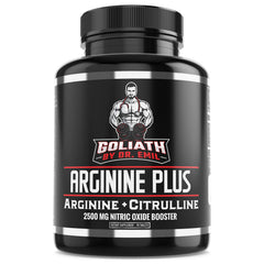 DR. EMIL NUTRITION ARGININE Plus packaging shows convenient tablet form for NO support