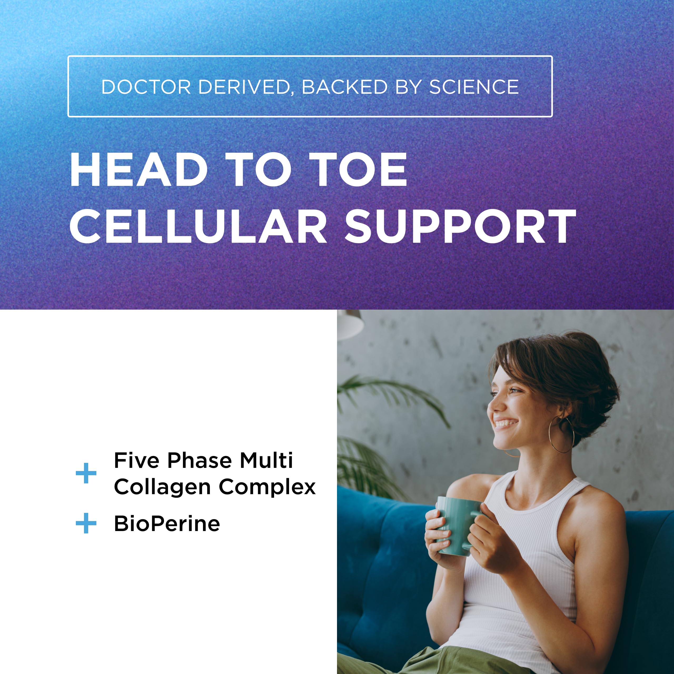 DR. EMIL NUTRITION ingredients blend shows grass-fed collagen sources.