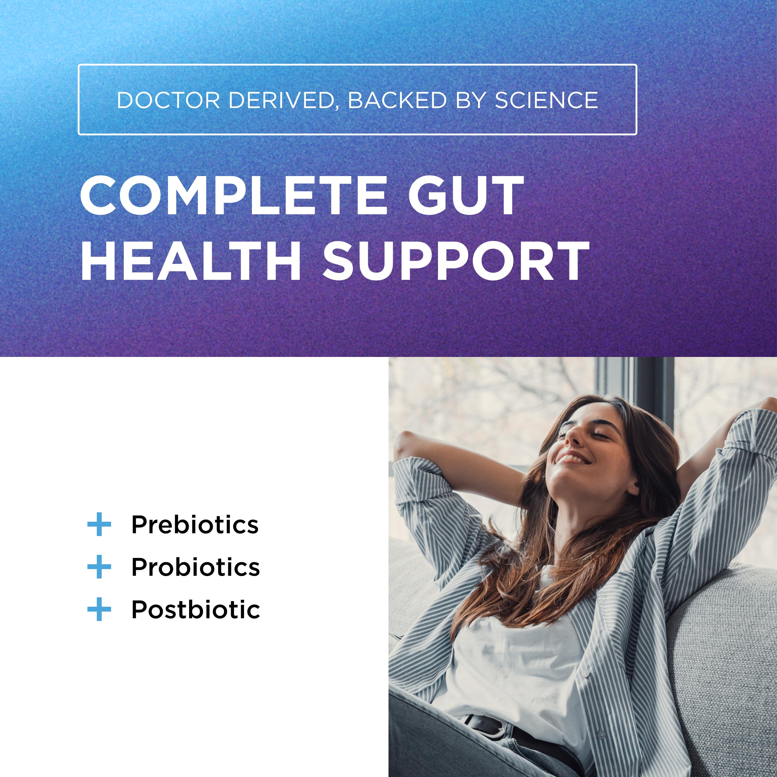 Dr. Emil Nutrition Total Gut Complex ingredient blend highlights prebiotic digestion support