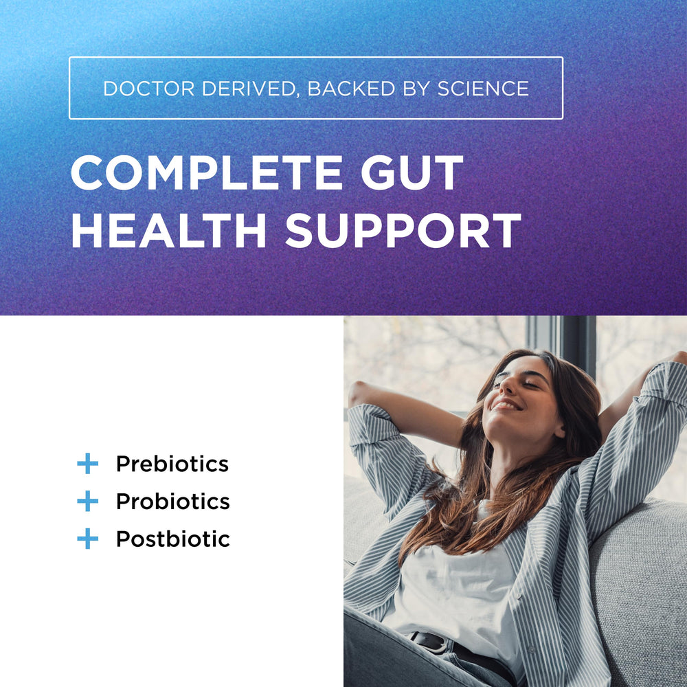 Dr. Emil Nutrition Total Gut Complex ingredient blend highlights prebiotic digestion support