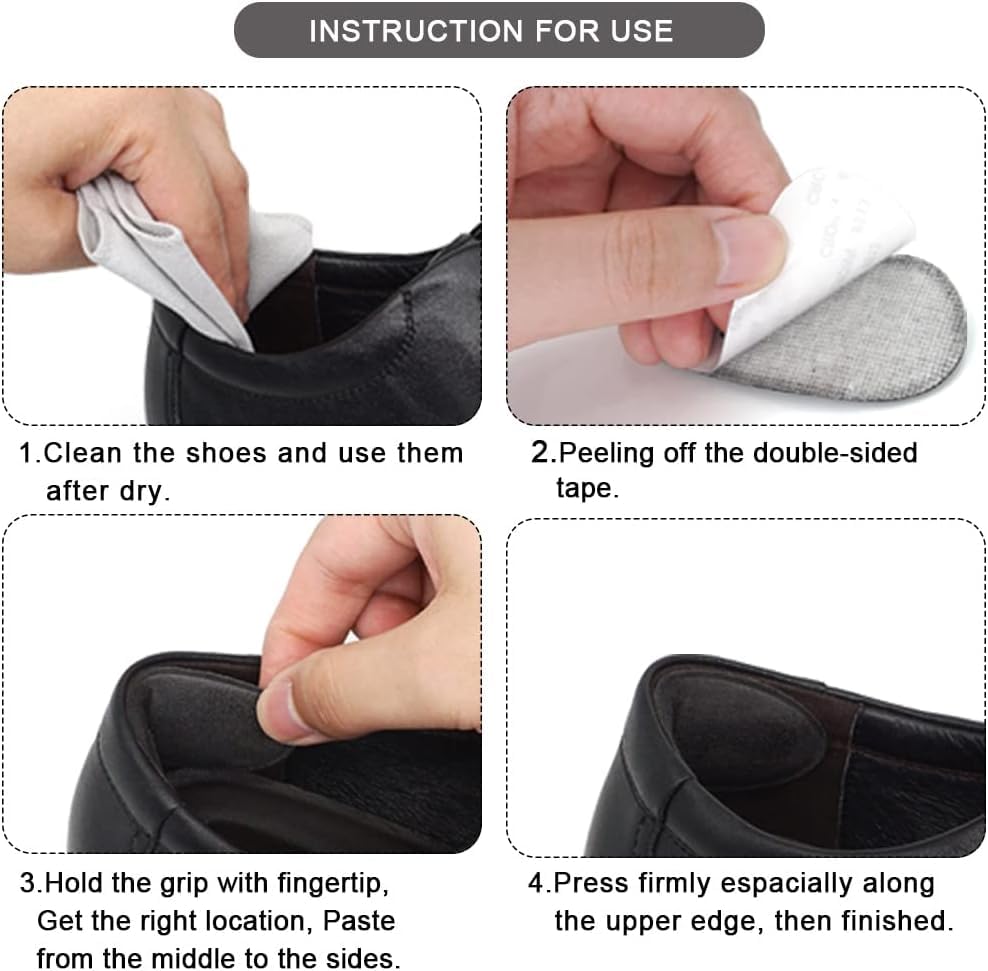 Easy-to-apply Dr Foot grips stay in place for daily wear.