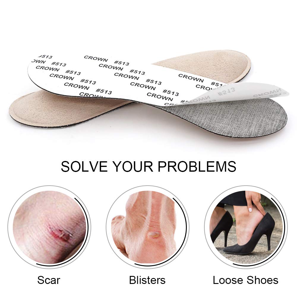 Dr Foot Heel Grips anti-slip foam helps prevent slipping and rubbing.