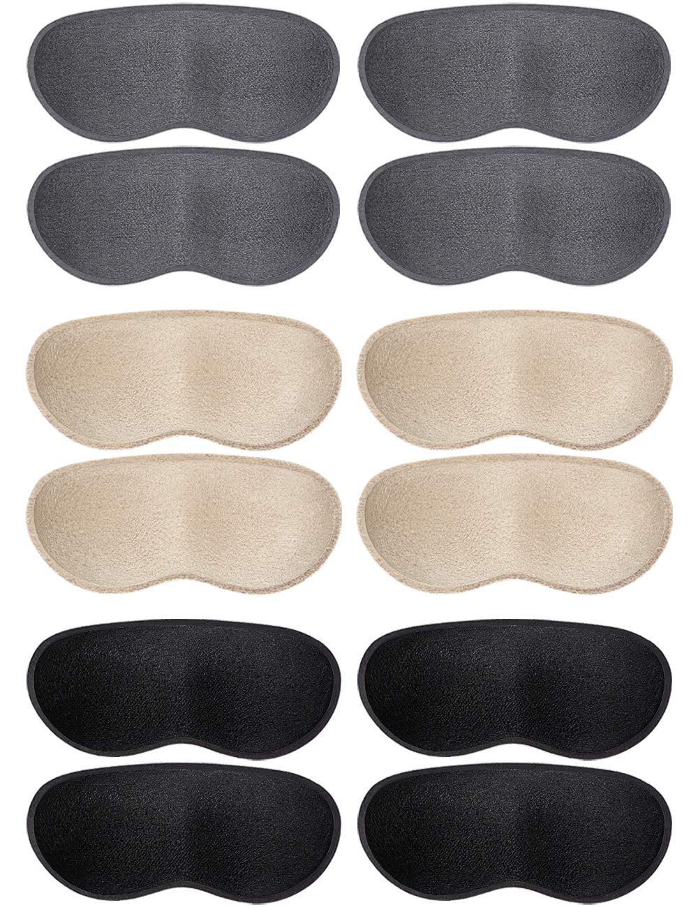 Dr Foot Heel Grips inside the shoe's heel area for anti-slip cushioning.