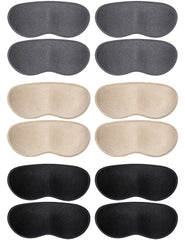 Dr Foot Heel Grips inside the shoe's heel area for anti-slip cushioning.