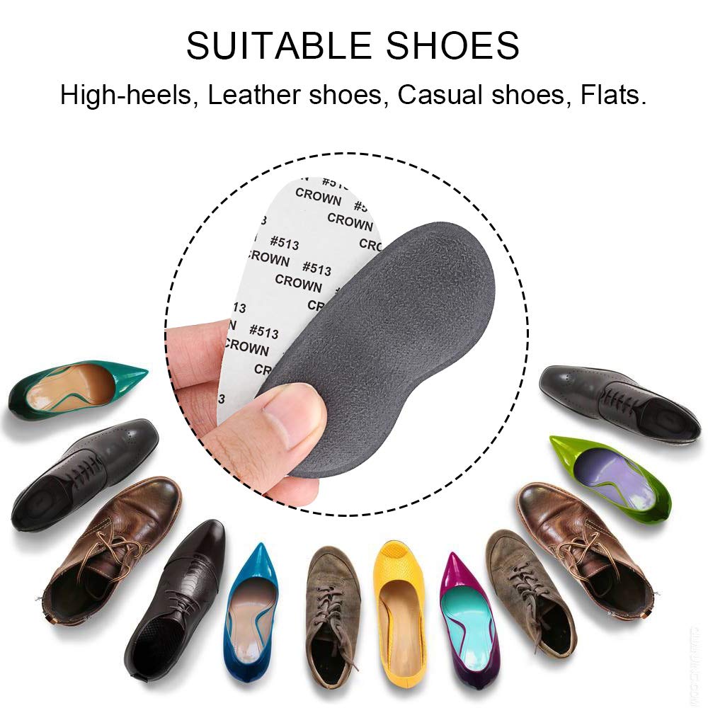 Dr Foot Heel Grips self-adhesive back provides secure attachment.