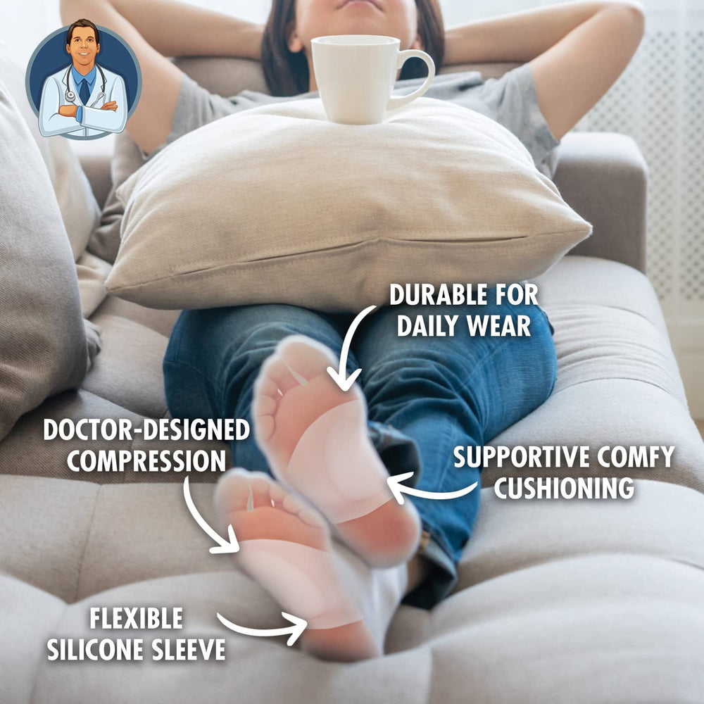 Dr. Frederick's Original breathable-moisture-wicking fabric keeps feet cool during long wear.