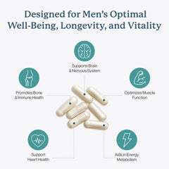 Dr. Fuhrman Men's Multivitamin bottle open for easy daily use