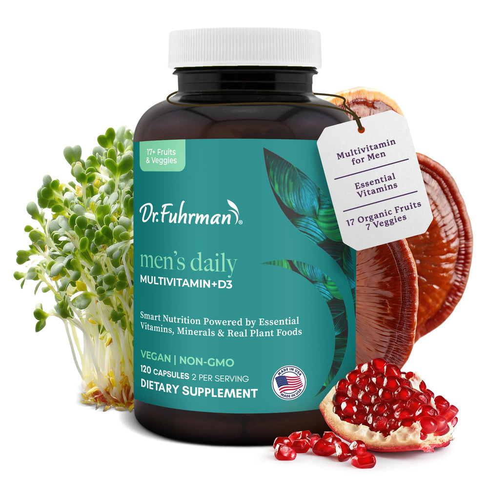 Dr. Fuhrman Men's Multivitamin bottle for daily wellness