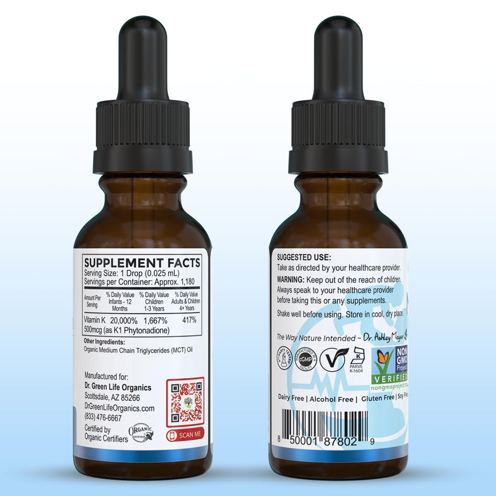 Natal K shown with baby probiotics as part of routine.